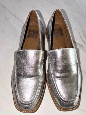 Dolce vita Metallic Loafers Silver US 9 shoes slip on